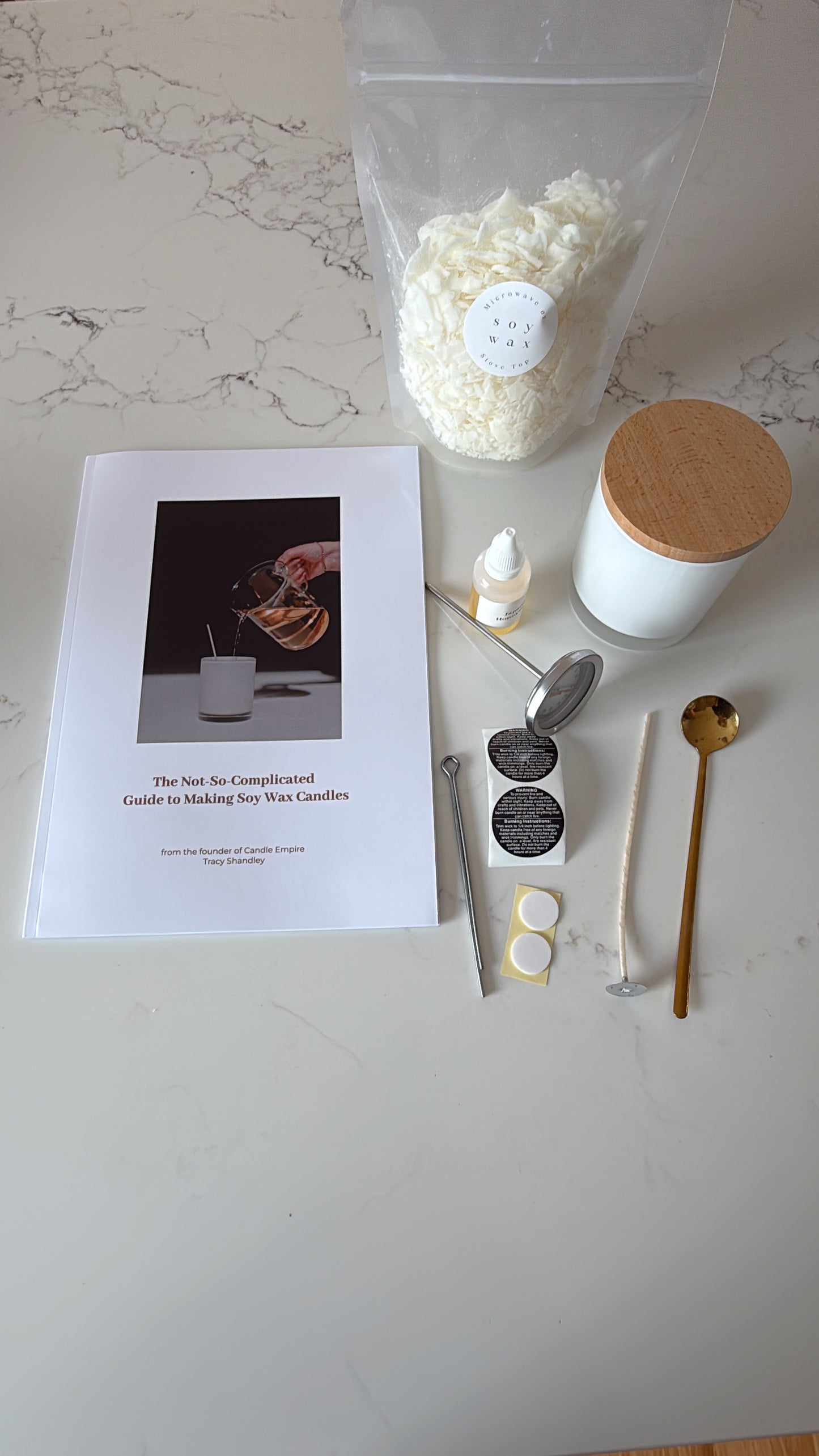 Candle Making Kit with Book