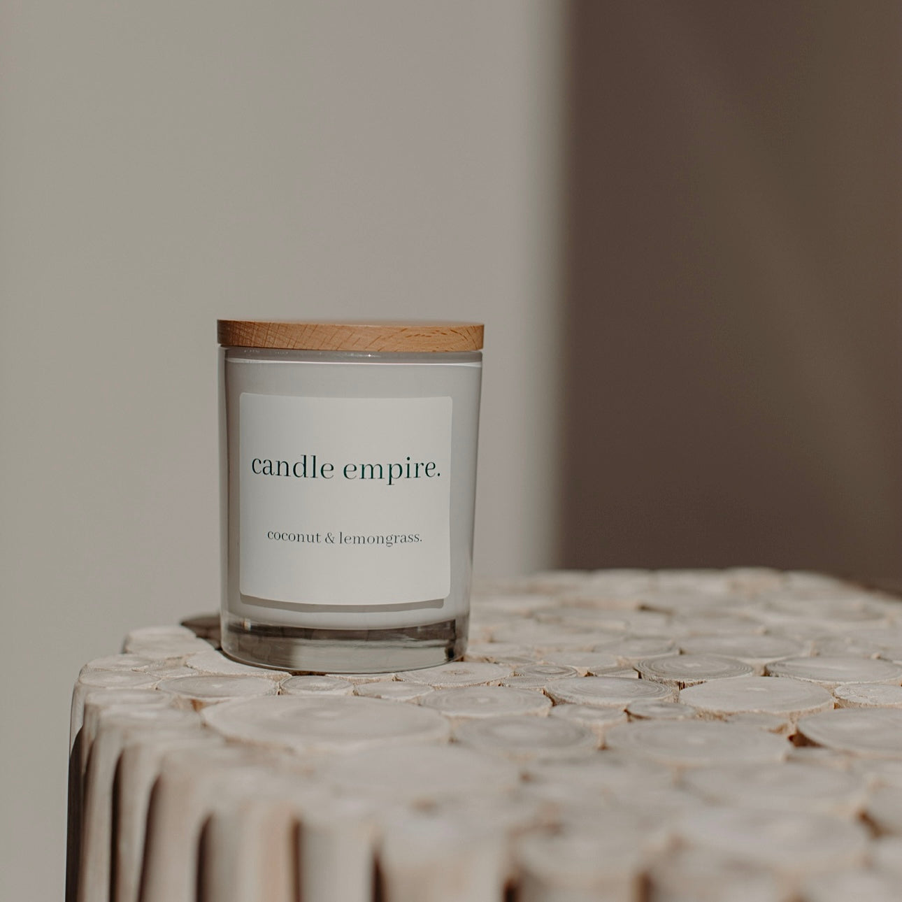 Soy Wax Candle - Coconut & Lemongrass