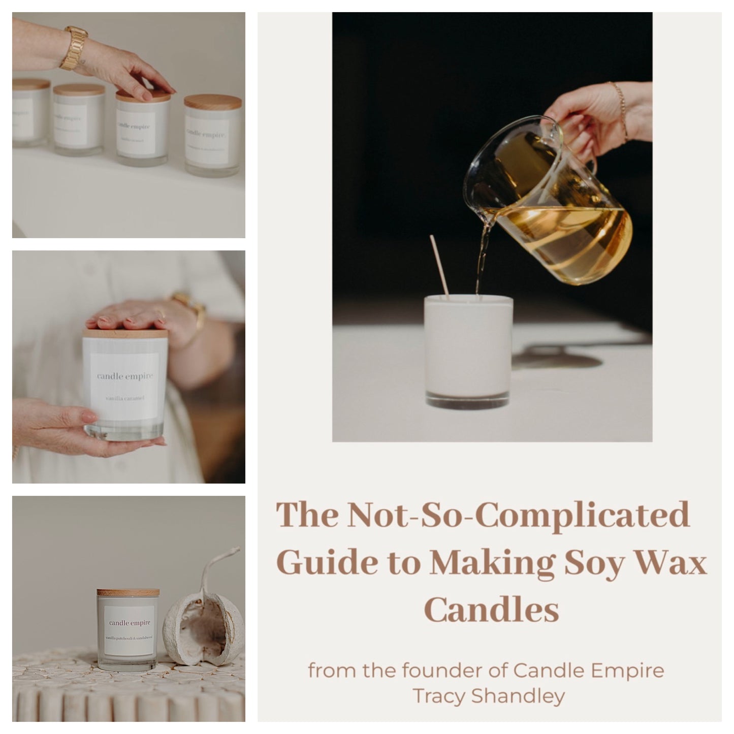 Candle Making Kit with Book