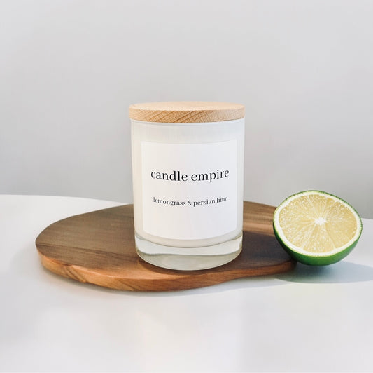 Soy Wax Candle - Lemongrass and Persian Lime