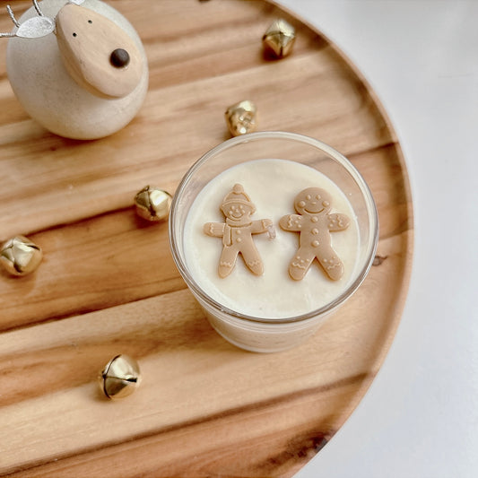 Merry Christmas Gingerbread Candle