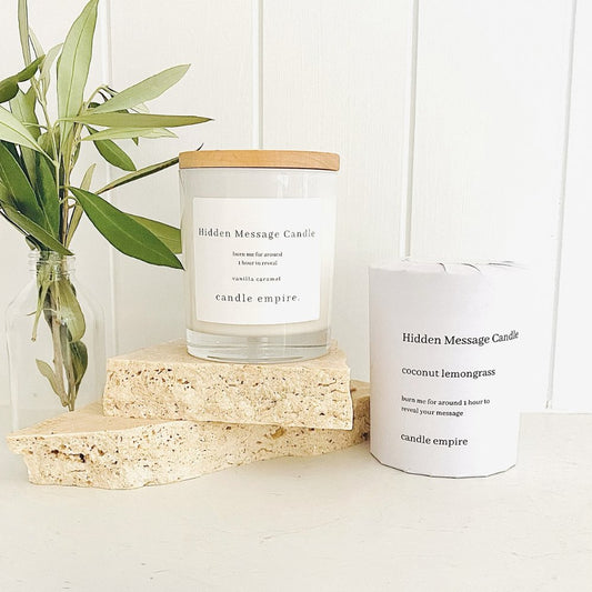 Hidden Message Soy Wax Candles